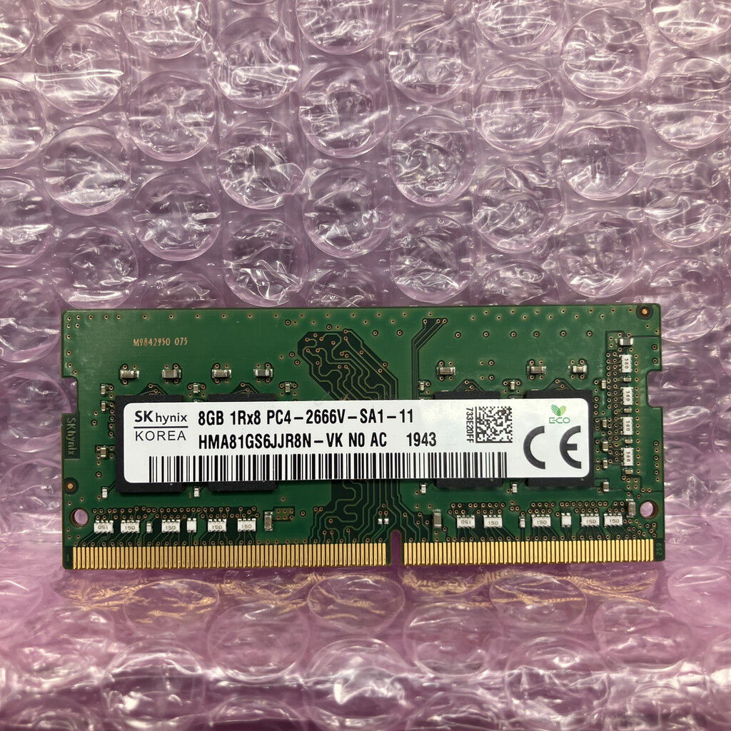 中古 SKhynix ノートPC用メモリ(PC4-21300 8GB DDR4-2666) 5070002289