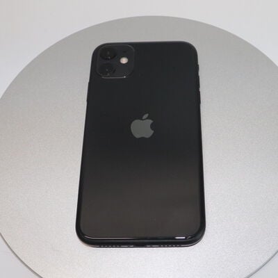 【札幌店】中古  【SIMロック解除済み】【SoftBank】 Apple iPhone11 64GB (ブラック) MHDA3J/A 新パッケージ版 155722 