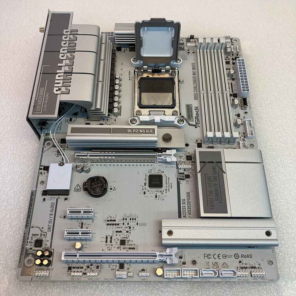 中古 ASRock B850 Challenger WiFi White (B850 AM5 ATX DDR5