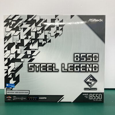 【神戸・三宮店】中古  ASRock B550 Steel Legend (B550 AM4 ATX DDR4) 142936 