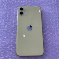 中古  【SIMロック解除済み】【SoftBank】 Apple iPhone11 64GB (イエロー) MHDE3J/A 新パッケージ版 155724 
