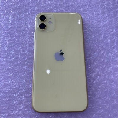 【堺七道店】中古  【SIMロック解除済み】【SoftBank】 Apple iPhone11 64GB (イエロー) MHDE3J/A 新パッケージ版 155724 