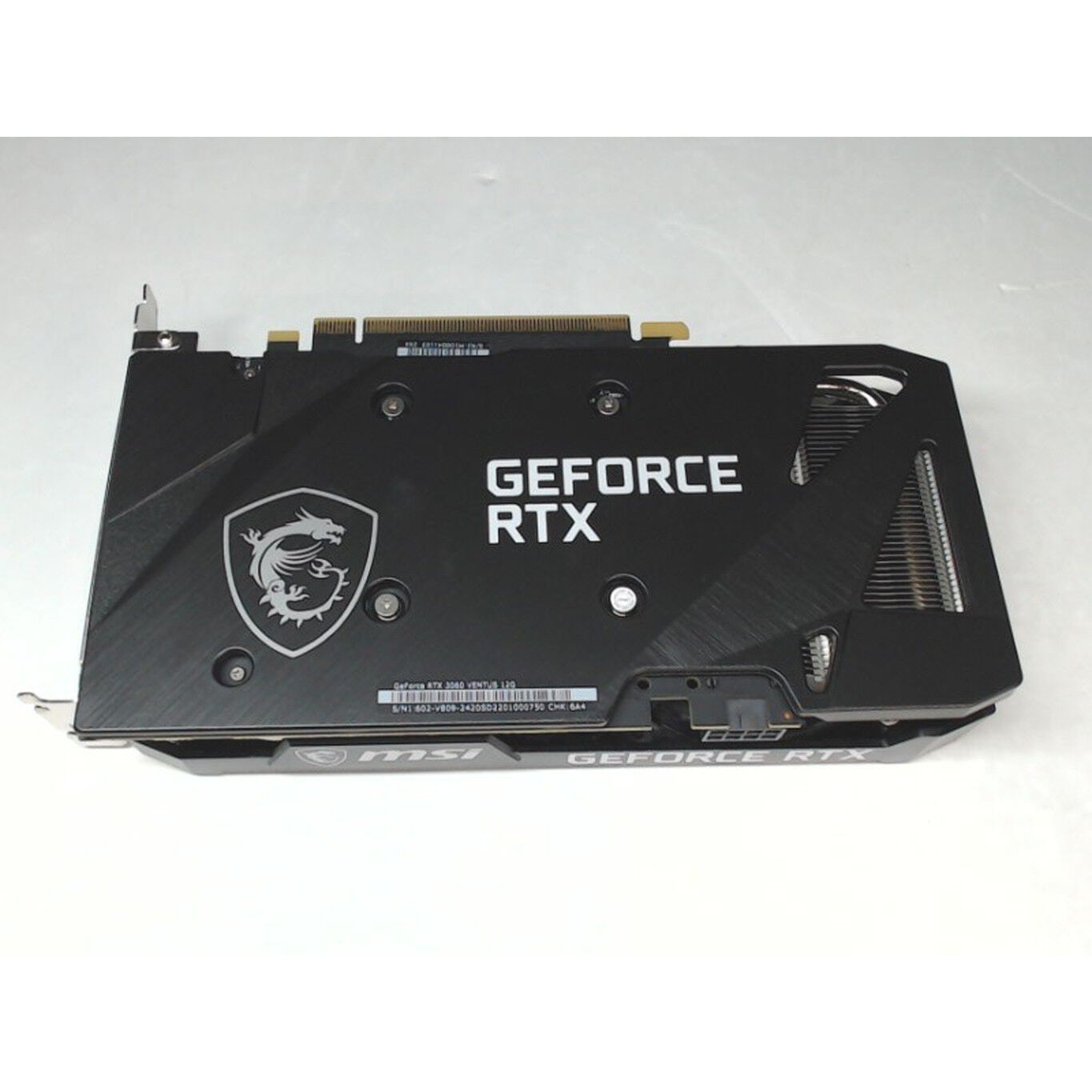 中古 MSI GeForce RTX 3060 VENTUS 2X 12G OC (RTX3060 12GB) 144777