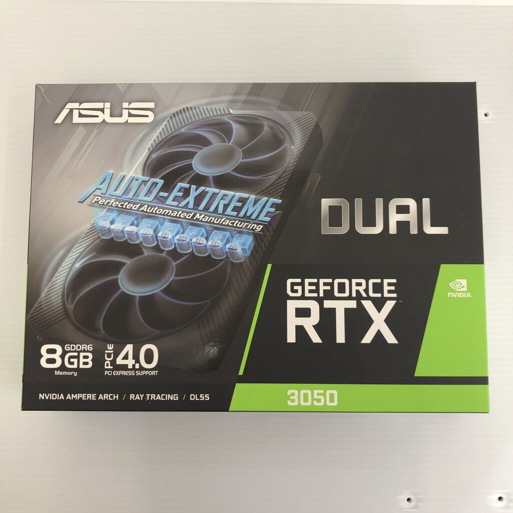 中古 ASUS DUAL-RTX3050-8G 5230000623【4/8値下げ!】 （284800