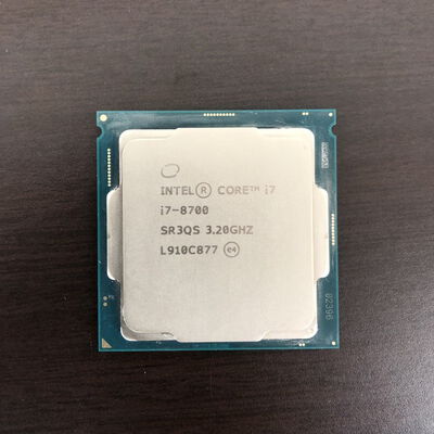 【長野稲里店】中古  INTEL Core i7 8700 (1151/3.20GHz/12M/C6/T12) 136198 