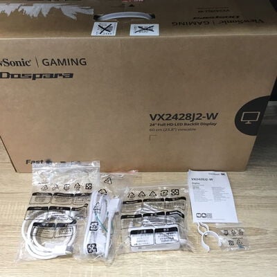 【松山環状枝松店】中古  Viewsonic VX2428J2-W-7 (23.8"W 2H1DP IPS 240Hz) 4560001509 