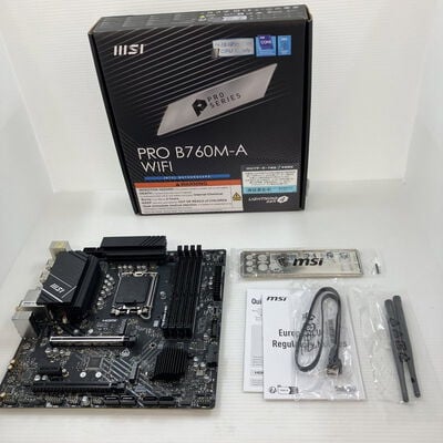 【秋葉原本店】中古  MSI PRO B760M-A WIFI DDR4 (B760 1700 mATX DDR4) 3410015067 