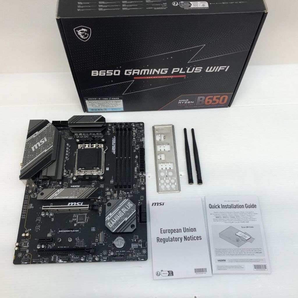 中古 MSI B650 GAMING PLUS WIFI (B650 AM5 ATX DDR5) 168271 （315445