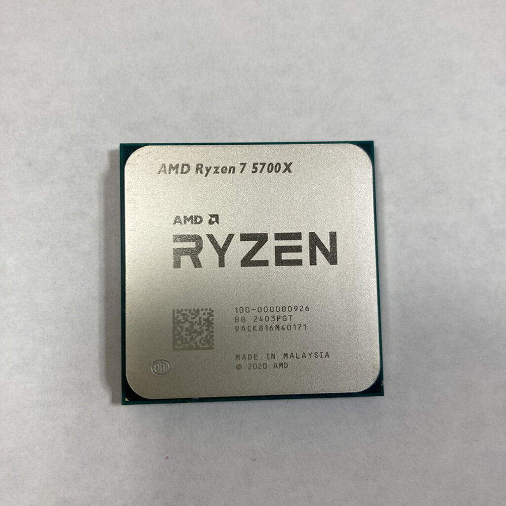中古 AMD Ryzen 7 5700X (AM4/3.4GHz/36M/C8/T16/65W) 150182 （321133