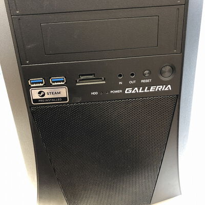 【宇都宮鶴田店】中古  GALLERIA XT(i7 9700F/32GB/SSD500GB/HDD1TB/RTX4060Ti/W11H) 5280000547 