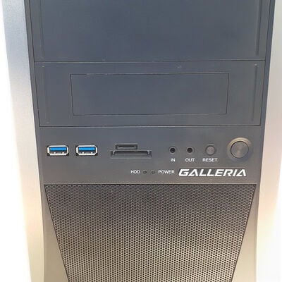 【鹿児島店】中古  THIRDWAVE GALLERIA PC (i7 8700/8GB/SSD512GB /HDD1TB/GTX1660Ti 6GB/W11H)  1460030354 