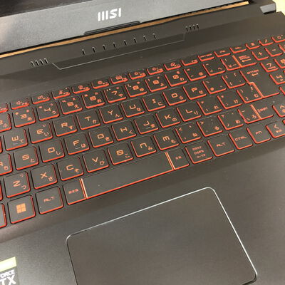 【姫路店】中古  MSI Katana-GF66-11UD-1262JP(i7-11800H/16GB/SSD500GB/RTX3050Ti/W11H) 4740000778【8/21価格改定!】 