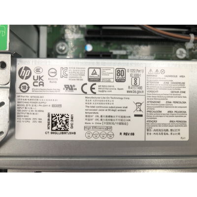 【水戸赤塚店】中古  HP ProSFF 400 G9(Intel Core i5 13500/16GB/512GB/オンボード/GIGA/DVD-ROM/W11P64) 168406 