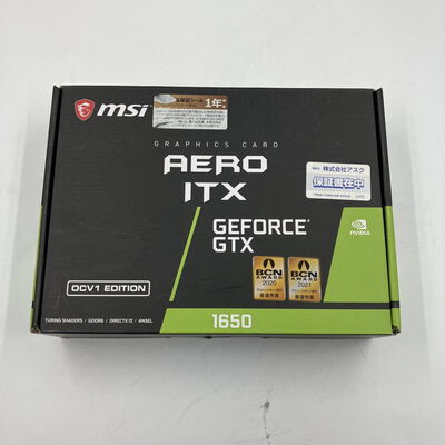 【なんば店】中古  MSI GTX1650 D6 AERO ITX OCV1 3280023378 