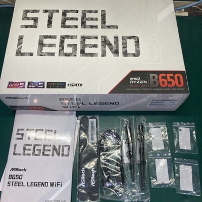 【千葉店】中古  ASRock B650 Steel Legend WiFi (B650 AM5 ATX) 3250005640 