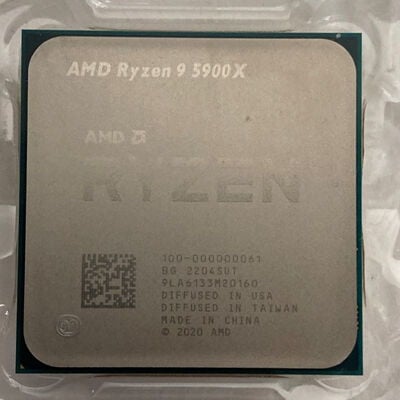 【八王子店】中古  AMD Ryzen 9 5900X (AM4/3.7/70M/C12/T24/105W) 143914 