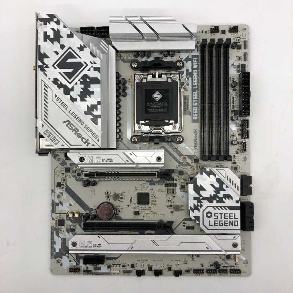 中古 ASRock B650 Steel Legend WiFi (B650 AM5 ATX) 4640002671