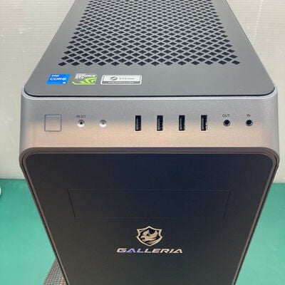 【浦添城間店(沖縄)】中古  GALLERIA RM5C-G166S (i5 12400/16GB/SSD512GB/GTX1660 SUPER/W11H) 4780001442 