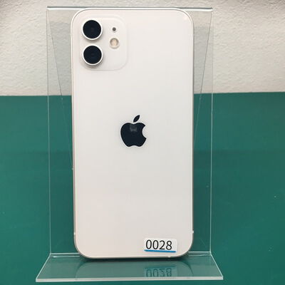 【佐賀南部バイパス店】中古  【SIMロック解除済み】【docomo】Apple iPhone12 6.1インチ 128GB (ホワイト) MGHV3J/A 155528 