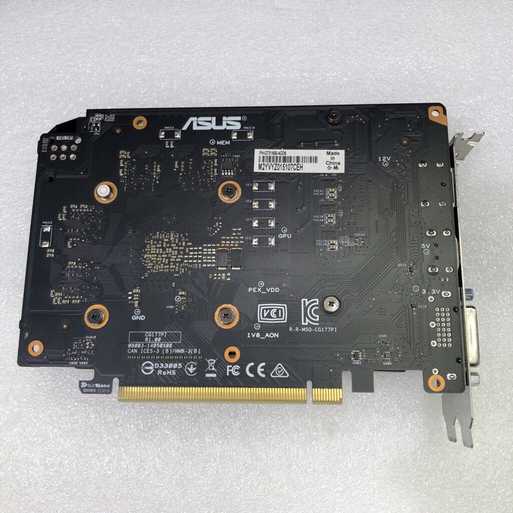 中古 ASUS PH-GTX1650-4GD6 (GTX1650 4G GDDR61D1H1P