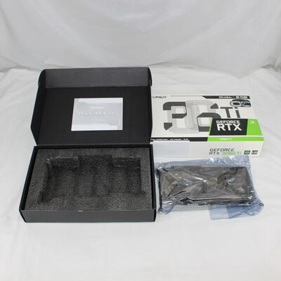 【通販センター】中古  Palit NE6306TS19P2-190AD (GeForce RTX 3060 Ti Dual OC V1 8GB) LHR版 180525 