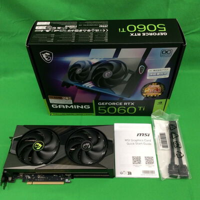 【川崎店】中古  MSI GeForce RTX 5060 Ti 8G GAMING OC (RTX5060Ti 8G) 178250 