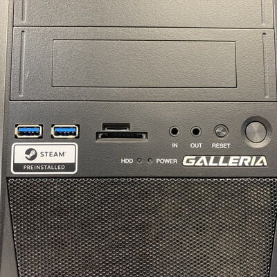 【横浜駅前店】中古  THIRDWAVE GALLERIA XT (Intel Core i7 8700 /16GB/SSD500GB/HDD1TB/DVDマルチ/GTX1060/W11H/有線LAN◯無線LAN?) 3400008784 