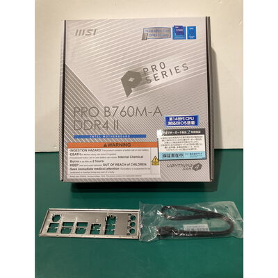【富山本郷店】中古  MSI PRO B760M-A WIFI DDR4 (B760 1700 mATX DDR4) 167304 