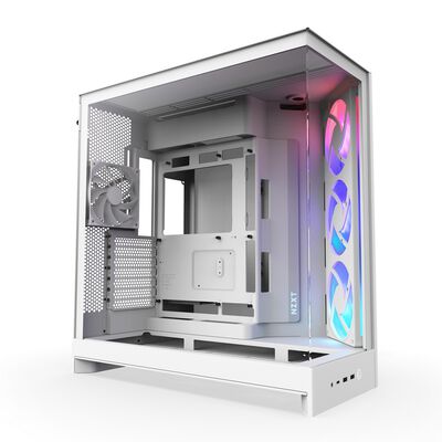 NZXT  H9 FLOW RGB CM-H92FW-R1 (E-ATX ガラス ホワイト) 