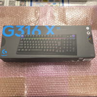 中古  ﾛｼﾞｸｰﾙ G316X-98-LNBK (有線 ｹﾞｰﾐﾝｸﾞｷｰﾎﾞｰﾄﾞ) 5160001120 