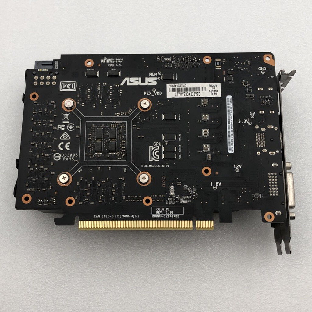 中古 ASUS PH-GTX1660TI-6G(1660TI 6GGD61D2H1P) 4720002583 （358844