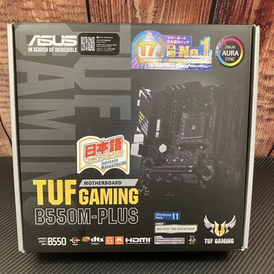 【富士青葉店】中古  ASUS TUF GAMING B550M-PLUS (B550 AM4 mATX DDR4) 142911 