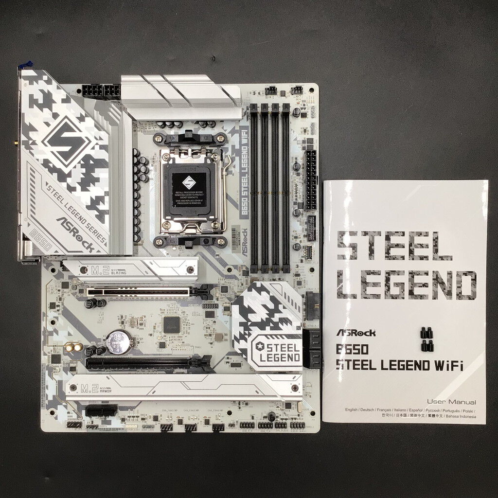 中古 ASRock B650 Steel Legend WiFi (B650 AM5 ATX) 168306 （298051