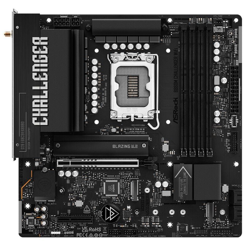 ASRock B860M Challenger WiFi (B860 1851 MicroATX ブラック