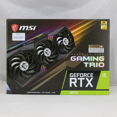 中古  MSI GeForce RTX 3070 GAMING TRIO（RTX 3070 8GB） 3480033589 