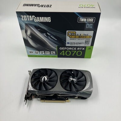 【なんば店】中古  ZOTAC ZT-D40700H-10M (RTX4070 12GB) 157125 
