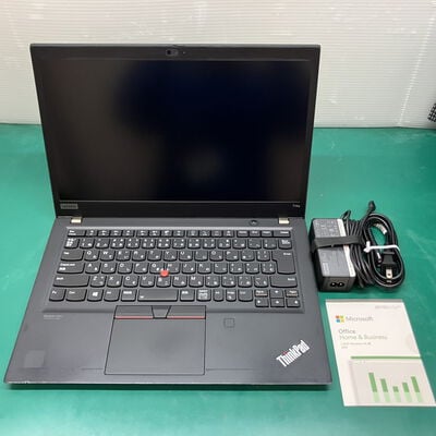 【浦添城間店(沖縄)】中古  Lenovo ThinkPad T14s MSO (INTEL Core i7 10610U 1.8GHz/16GB/新品SSD512GB/-/オンボード/14/1920x1080/Wi-Fi/WEBCAM/W11P64/MicrosoftOffice H&B 2024付) 182738 