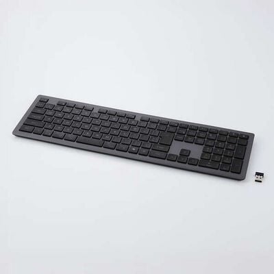 エレコム  TK-PN10FMPBK (Precisionist USB無線/Bluetooth薄型フルキーボード ブラック) 