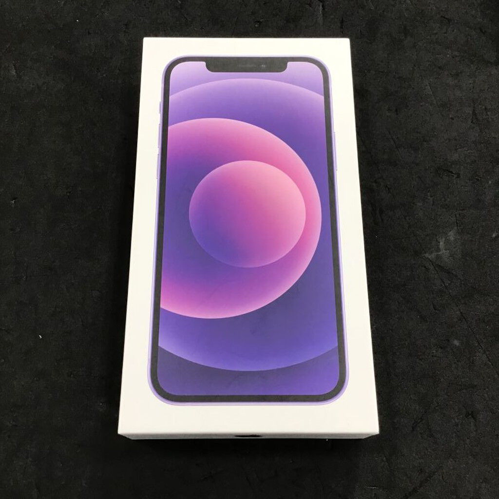 中古iPhone 12パープル 本体 SIMロック解除済】au iPhone12 A2402 (MJNH3J/A) 64GB パープル