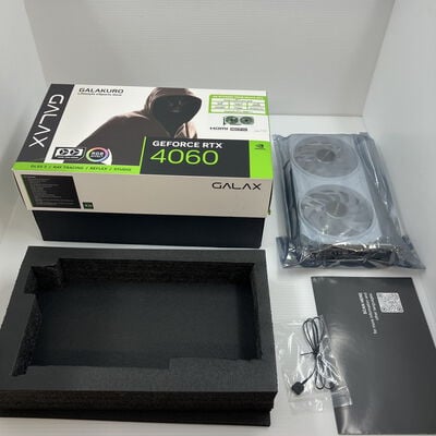 【秋葉原本店】中古  玄人志向 GK-RTX4060-E8GB/WHITE/DF2 (RTX4060 8G) 175576 