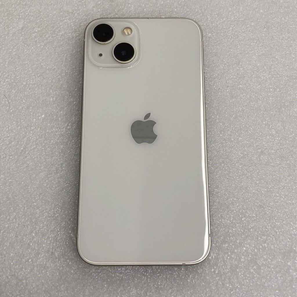 中古 【au版SIMフリー】Apple iPhone13 6.1インチ 128GB (スターライト