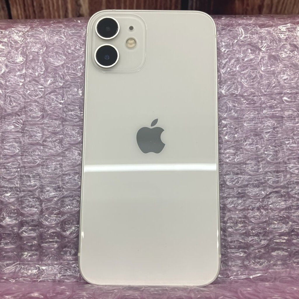 中古 Apple iPhone12 mini 5.4インチ 64GB (ホワイト) 国内版SIMロック
