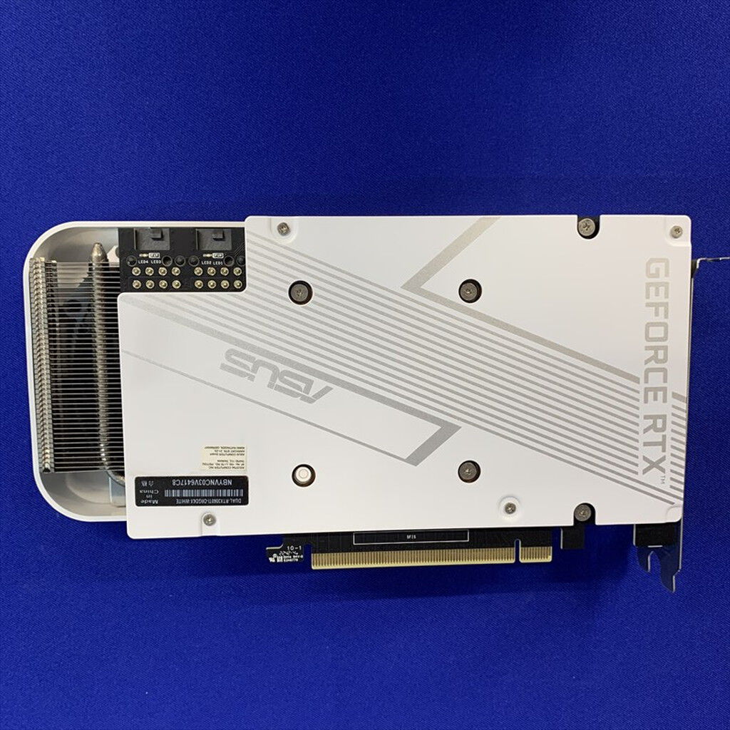 中古 ASUS DUAL-RTX3060TI-O8GD6X-WHITE (RTX3060Ti 8GB) 175524