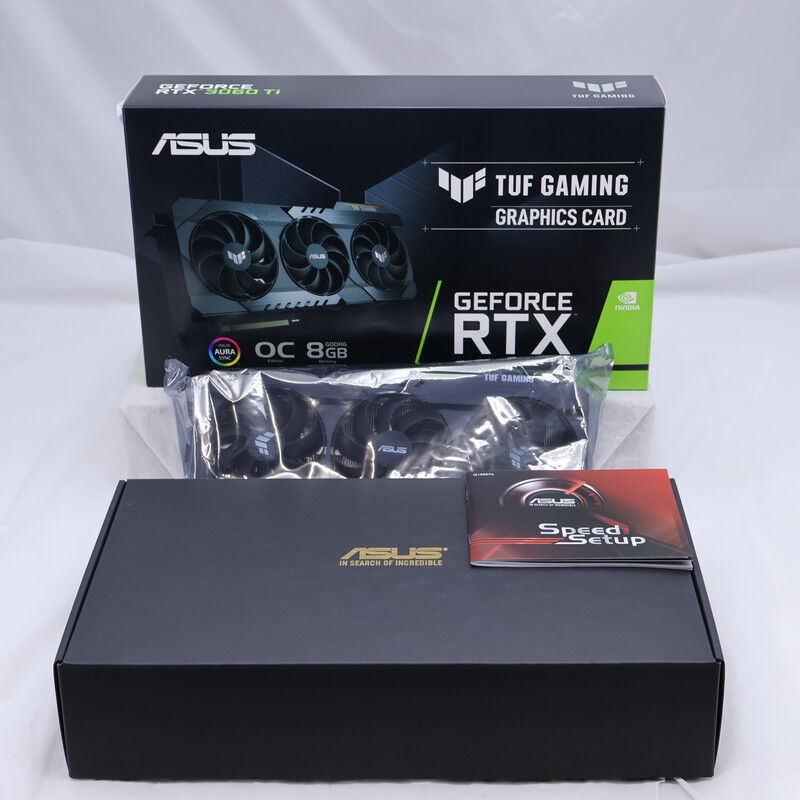 中古 ASUS TUF-RTX3060TI-O8G-GAMING（RTX3060Ti 8GB） 3480041662
