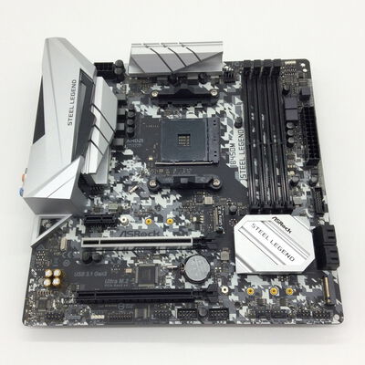【浜松店】中古  ASRock B450M STEEL LEGEND (B450 AM4 mATX DDR4) 1300007955 