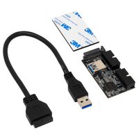 AINEX  HUB-09 (USB3.0ヘッダー 2分配ハブ) 