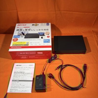 【なんば店】中古  BUFFALO HD-NRLD4.0U3-BA(USB3.1 外付HDD 4TB 黒) 3280021438 
