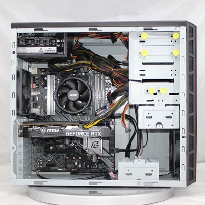 【通販センター】中古  インバースネット FRONTIER(AMD Ryzen 5 5600X/16GB/SSD1TB/DVDマルチ/NVIDIA GeForce RTX 3060 Ti 8GB/W11H64 MAR) 181184 