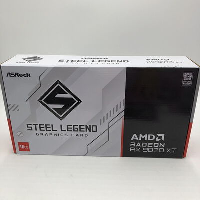【盛岡都南店】中古  ASRock RX9070XT SL 16G Steel Legend 16GB (RX9070XT 16G) 176937 