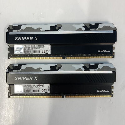 【博多店】中古  G.Skill F4-3600C19D-16GSXWB (DDR4 PC4-28800 8GBx2) 1460029550 
